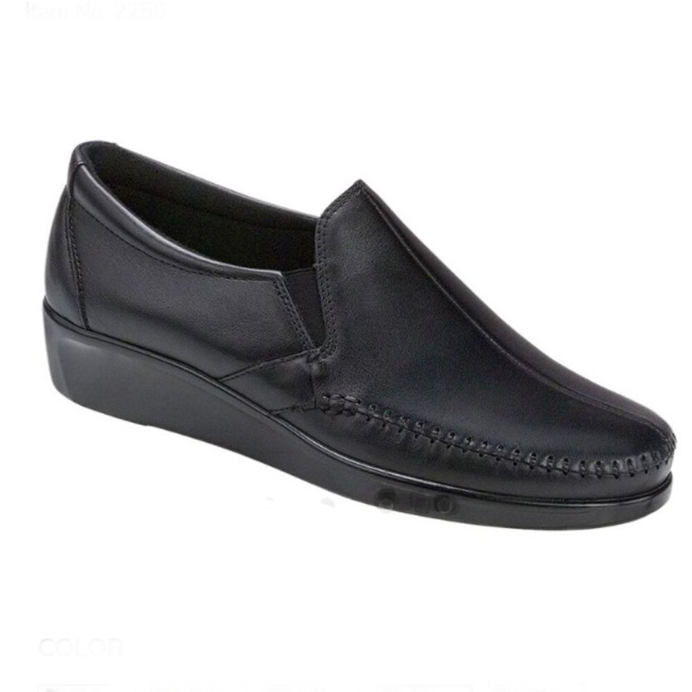 SAS Loafers Women's Dream Moccasin Leather Slip On Comfortable 7W